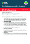Movin’March Learning Resource - Week 5: Adventure preview
