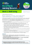 Movin’March Learning Resource - Week 1: Well-being - 2024 preview
