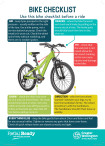 Bike checklist poster | English preview