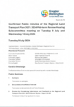 Confirmed Public minutes of the Regional Land Transport Plan 2021: 24 Mid-term Review Hearing Subcommittee meeting on Tuesday 9 July and Wednesday 10 July 2024 preview