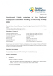 Confirmed Public minutes of the Regional Transport Committee meeting on Thursday 16 May 2024 preview