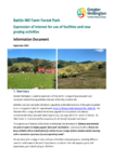 Battle Hill Farm Forest Park - Expression of Interest for use of facilities and new grazing activities - Information Document preview