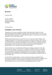 Letter to Minister of Finance - Wellington Ferry Terminal preview