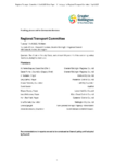 Regional Transport Committee 1 April 2025 Order Paper preview