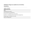 Public Agenda - Wellington Regional Leadership Committee workshop 17 June 2025 preview