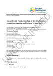 Unconfirmed Public minutes of the Environment Committee meeting on 19 June 2025 preview