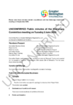 Unconfirmed Public minutes of the Wairarapa Committee meeting on 3 June 2025 preview