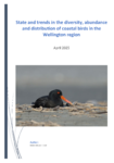 State and trends in the diversity, abundance and distribution of coastal birds in the Wellington region preview