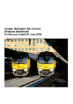Greater Wellington Rail Limited Financial Statements for the year ended 30 June 2025 preview