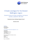 Climate catalogue for the Greater Wellington region preview