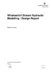 Whakawiriri Stream Hydraulic Modelling / Design Report preview