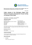 Unconfirmed Public minutes of the Wellington Region Civil Defence Emergency Management Group meeting on Tuesday 3 March 2026 preview