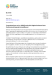 Council Chair letter to NZFET on Greater Wellington Ballance Farm Environment Awards - Annual Report preview